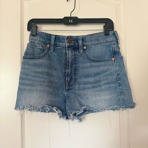 Madewell The Perfect Jean Shorts in Swanset Wash Size 27